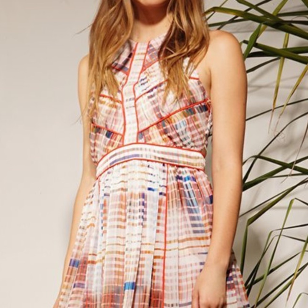 Adelyn Rae • fit + flare dress • size m